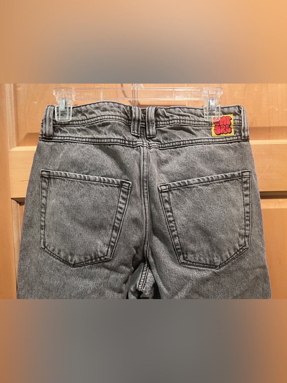 Empyre 100% Cotton Men’s Scramble Grey Wash Loose Fit Skate Jeans Denim Size 28 - Picture 4 of 12